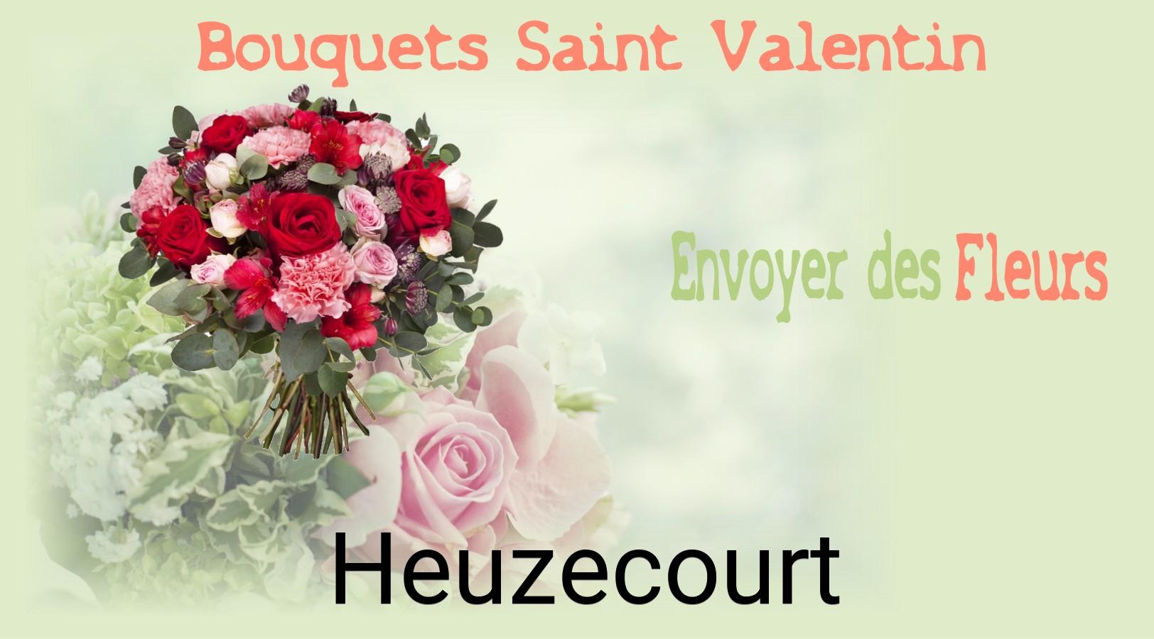 Roses de Saint-Valentin livrées à Heuzecourt